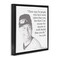 Stupell Industries Work Hard Derek Jeter Quote Framed Floater Canvas Wall Art